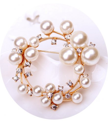 SB119 -  High-end ring pearl brooch